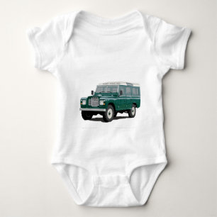 Green Landy Land Rover Classic  Wandeleend Romper