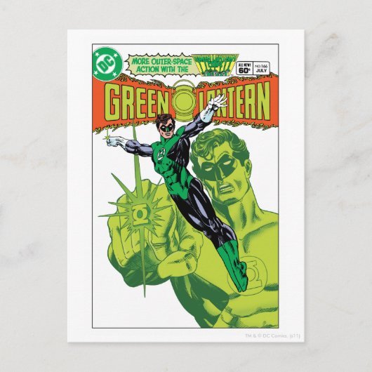 Green Lantern - Action Comic Hoesje Briefkaart (Voorkant)