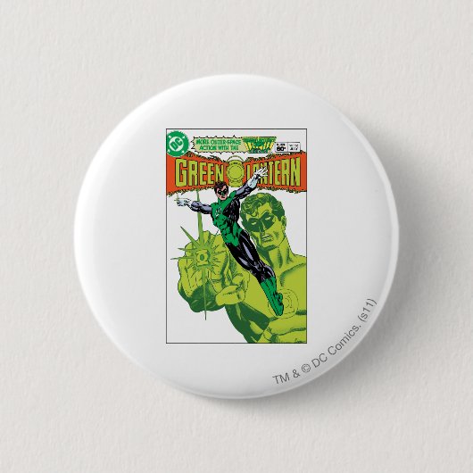 Green Lantern - Action Comic Hoesje Ronde Button 5,7 Cm (Voorkant)