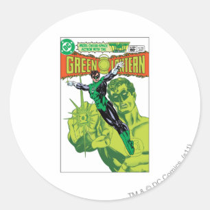 Green Lantern - Action Comic Hoesje Ronde Sticker
