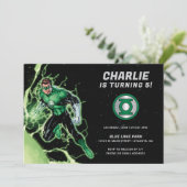 Green Lantern Boys Birthday Kaart (Staand voorkant)