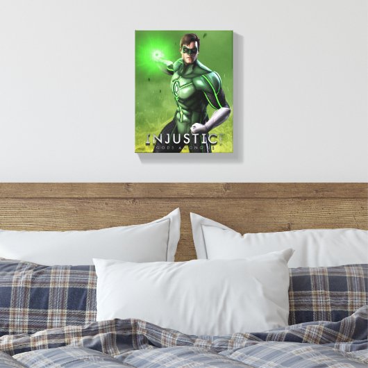 Green Lantern Canvas Afdruk (Insitu (Slaapkamer))
