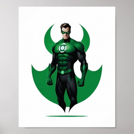 Green Lantern character image Poster (Voorkant)