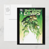 Green Lantern Corps Briefkaart (Voorkant / Achterkant)