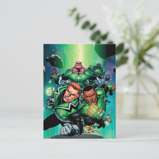 Green Lantern Corps Briefkaart (Staand voorkant)