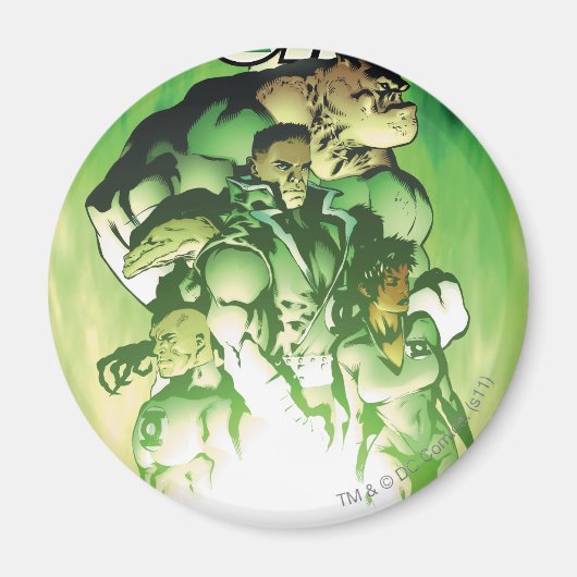 Green Lantern Corps Magneet (Voorkant)