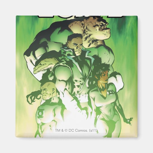 Green Lantern Corps Magneet (Voorkant)
