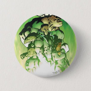 Green Lantern Corps Ronde Button 5,7 Cm