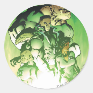 Green Lantern Corps Ronde Sticker