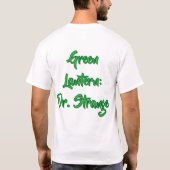 Green lantern & Dr. Strange  T-shirt (Achterkant)
