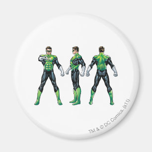 Green Lantern Drie Uitzichten Magneet