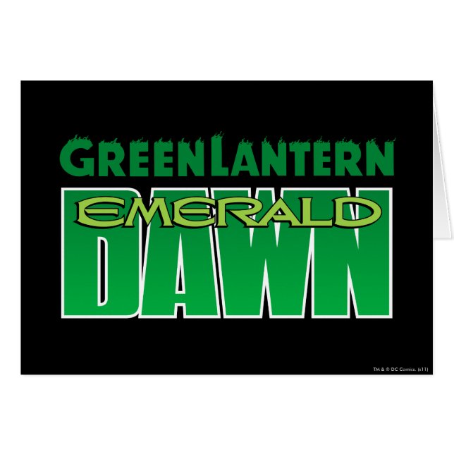 Green Lantern - Emerald Dawn Logo (Voorkant Horizontaal)