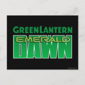 Green Lantern - Emerald Dawn Logo Briefkaart (Voorkant)