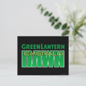 Green Lantern - Emerald Dawn Logo Briefkaart (Staand voorkant)