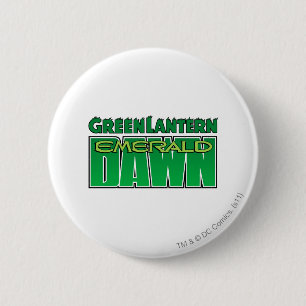 Green Lantern - Emerald Dawn Logo Ronde Button 5,7 Cm