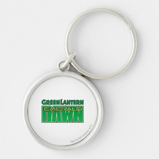 Green Lantern - Emerald Dawn Logo Sleutelhanger (Voorkant)