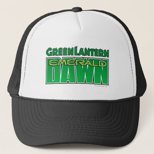 Green Lantern - Emerald Dawn Logo Trucker Pet (Voorkant)