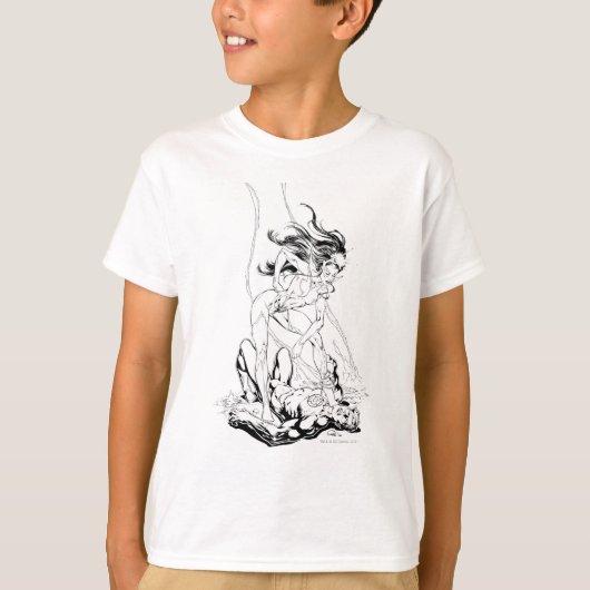 Green Lantern en Star Sapphire T-shirt (Voorkant)