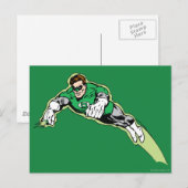 Green Lantern Energy Beam Briefkaart (Voorkant / Achterkant)