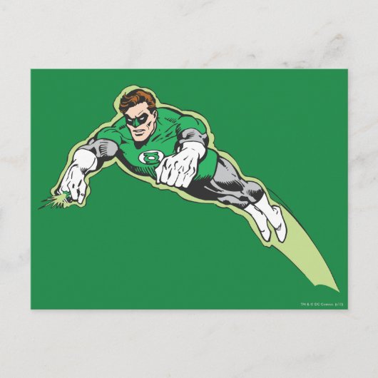 Green Lantern Energy Beam Briefkaart (Voorkant)