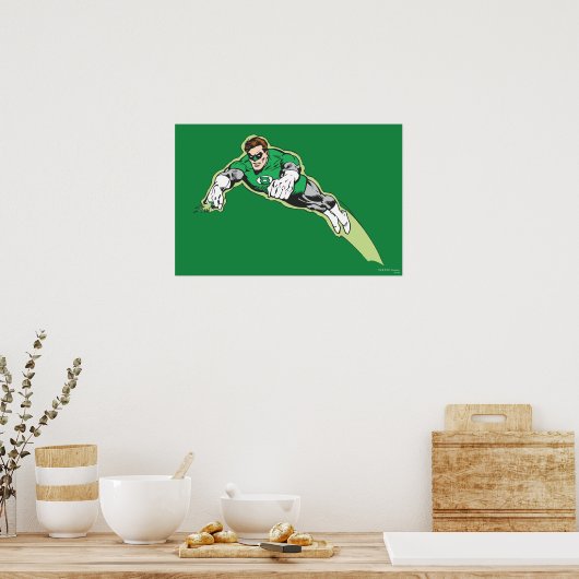 Green Lantern Energy Beam Poster (Keuken)