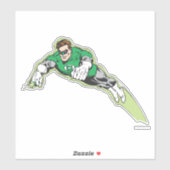 Green Lantern Energy Beam Sticker (Vel)