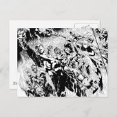 Green Lantern Group Briefkaart (Voorkant / Achterkant)