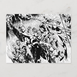 Green Lantern Group Briefkaart