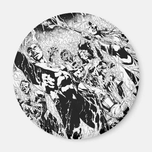 Green Lantern Group Magneet (Voorkant)