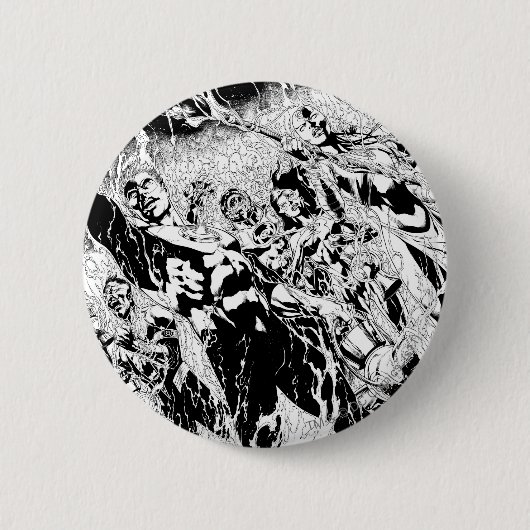 Green Lantern Group Ronde Button 5,7 Cm (Voorkant)