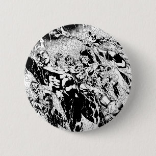 Green Lantern Group Ronde Button 5,7 Cm