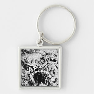 Green Lantern Group Sleutelhanger