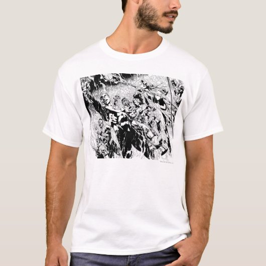 Green Lantern Group T-shirt (Voorkant)