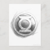 Green Lantern Insignia Briefkaart (Voorkant)