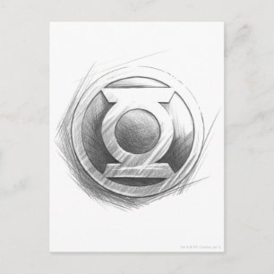 Green Lantern Insignia Briefkaart