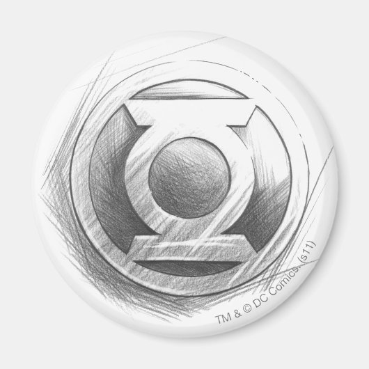 Green Lantern Insignia Magneet (Voorkant)