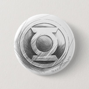 Green Lantern Insignia Ronde Button 5,7 Cm