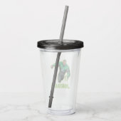 Green Lantern John Stewart Acryl Drinkbeker (Achterkant)