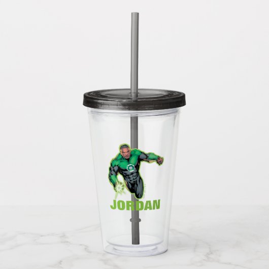 Green Lantern John Stewart Acryl Drinkbeker (Voorkant)