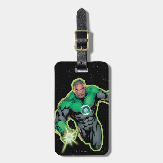 Green Lantern John Stewart Bagagelabel (Voorkant verticaal)