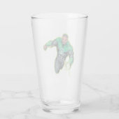 Green Lantern John Stewart Glas (Achterkant)