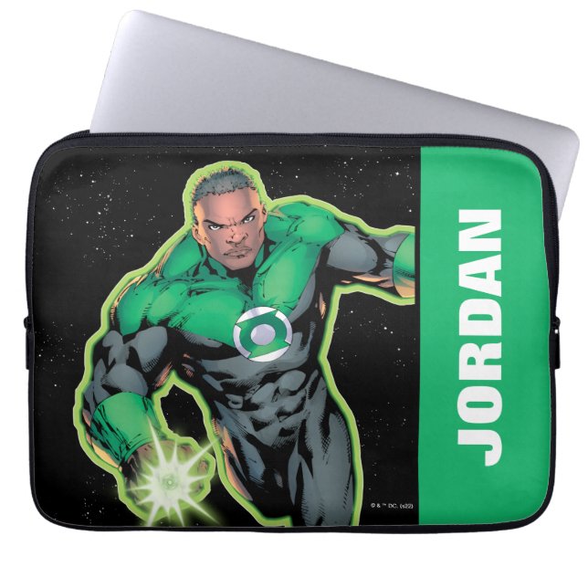 Green Lantern John Stewart Laptop Sleeve (Voorkant)