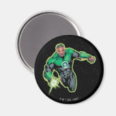 Green Lantern John Stewart Magneet (Voorkant / Achterkant)