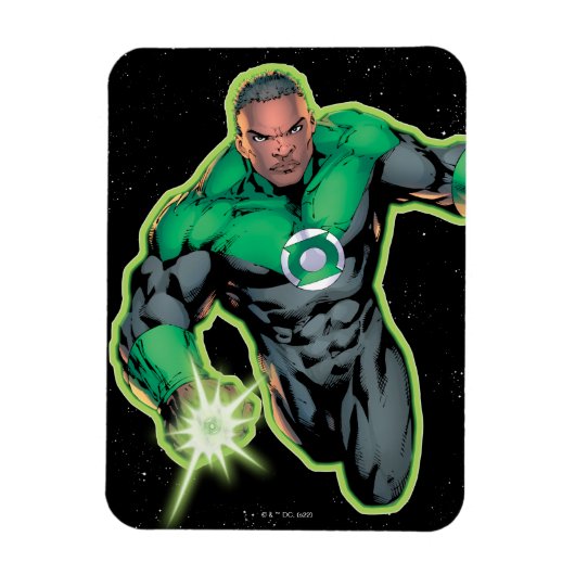 Green Lantern John Stewart Magneet (Verticaal)