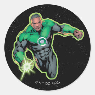 Green Lantern John Stewart Ronde Sticker