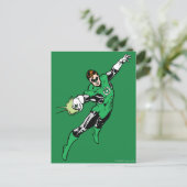 Green Lantern Jump Briefkaart (Staand voorkant)