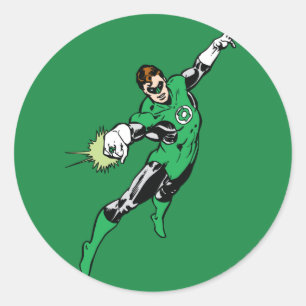 Green Lantern Jump Ronde Sticker