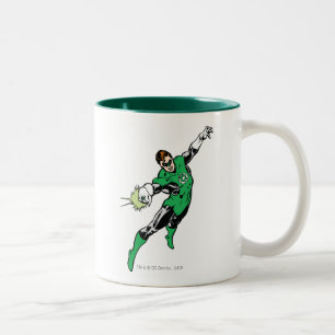 Green Lantern Jump Tweekleurige Koffiemok