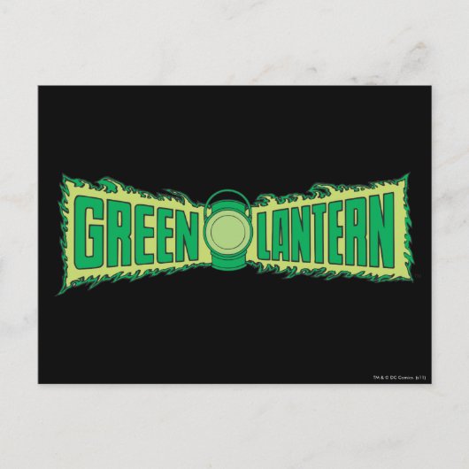 Green Lantern Letters 1 Briefkaart (Voorkant)