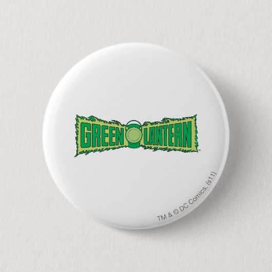 Green Lantern Letters 1 Ronde Button 5,7 Cm (Voorkant)
